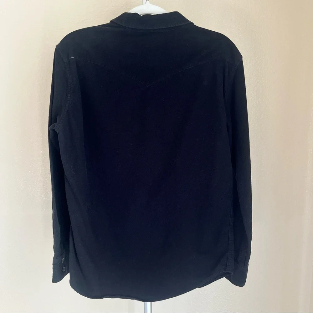 Topo Designs Flannel Mountain Shirt Button Up Long Sleeve Black Size M - Picture 5 of 9